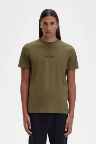 T-shirt brodé pour homme