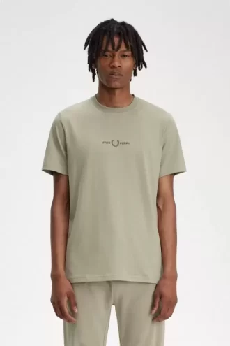T-shirt brodé pour homme