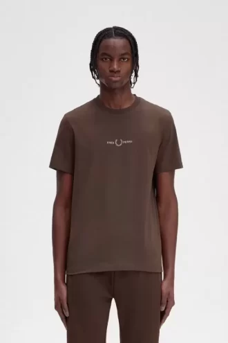 T-shirt brodé pour homme