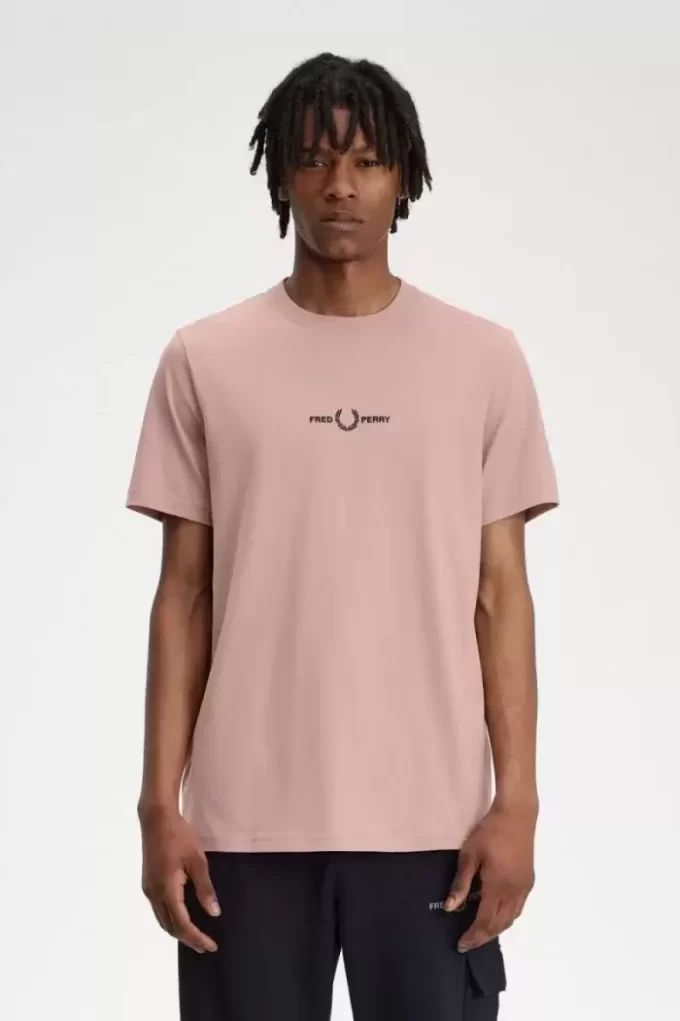T-shirt brodé pour homme