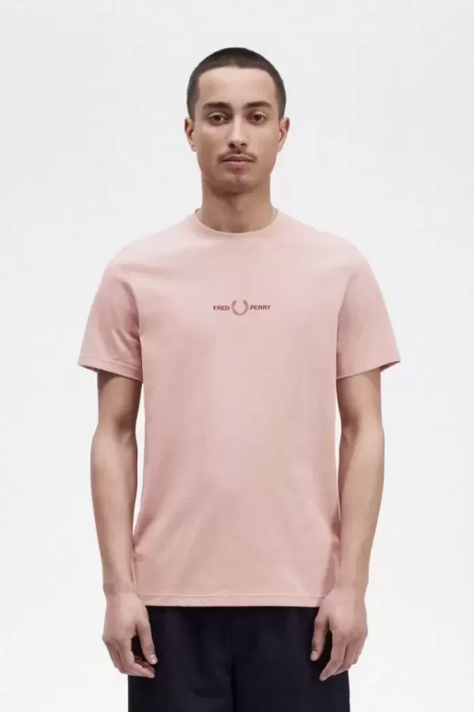 T-shirt brodé pour homme