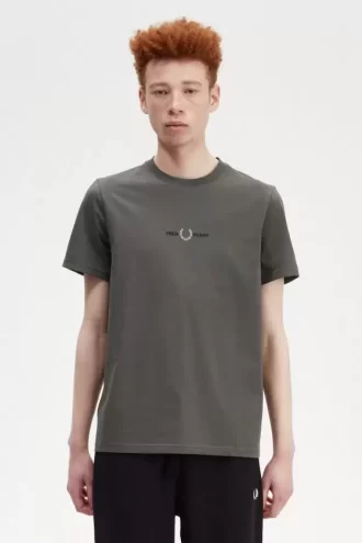 T-shirt brodé pour homme