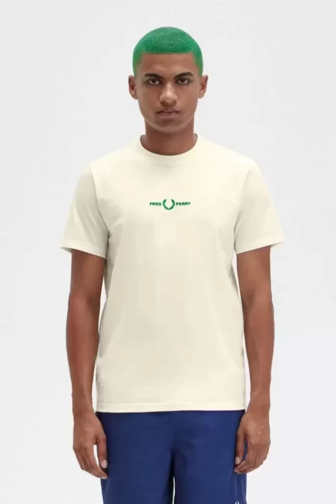 T-shirt brodé pour homme
