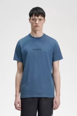 T-shirt brodé pour homme