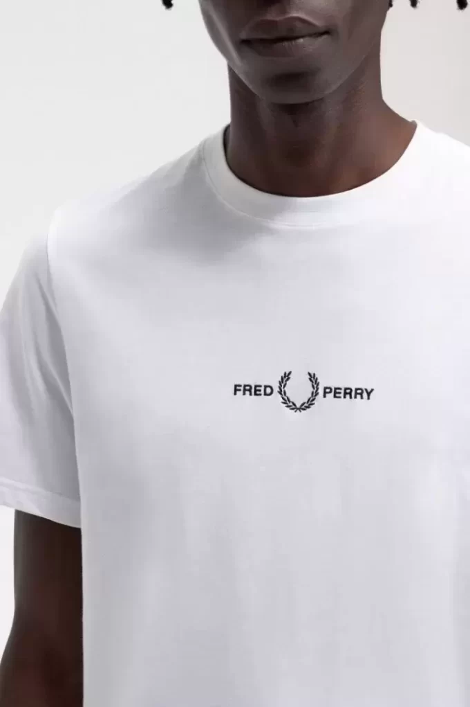 T-shirt brodé pour homme