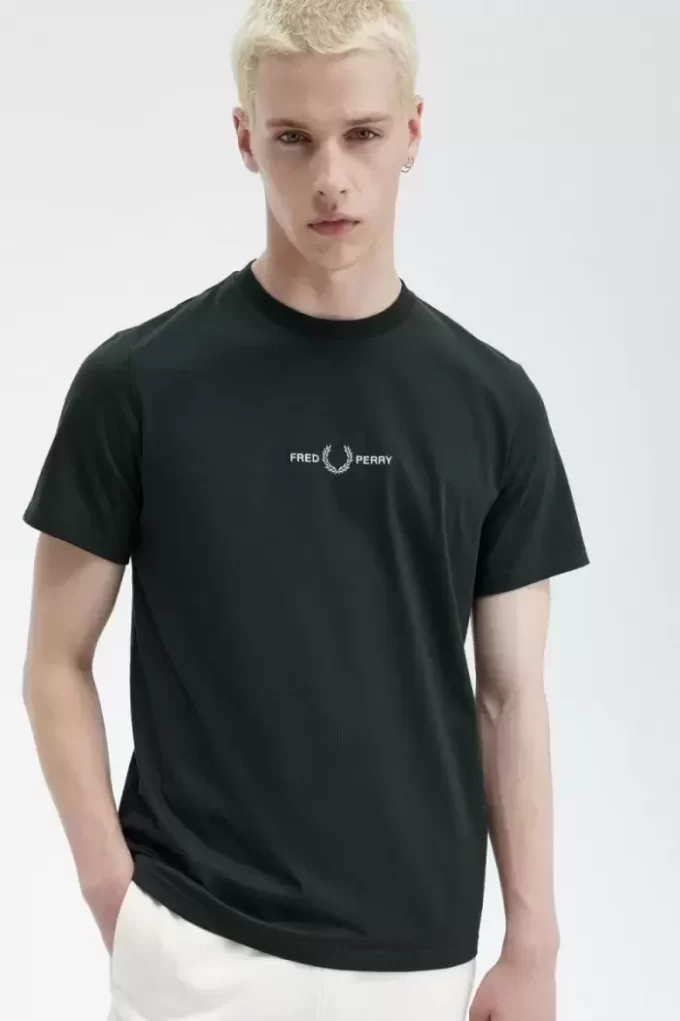 T-shirt brodé pour homme
