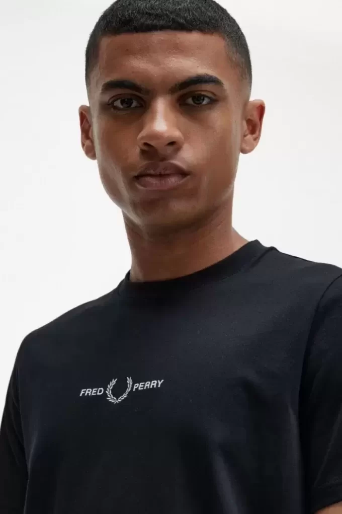 T-shirt brodé pour homme
