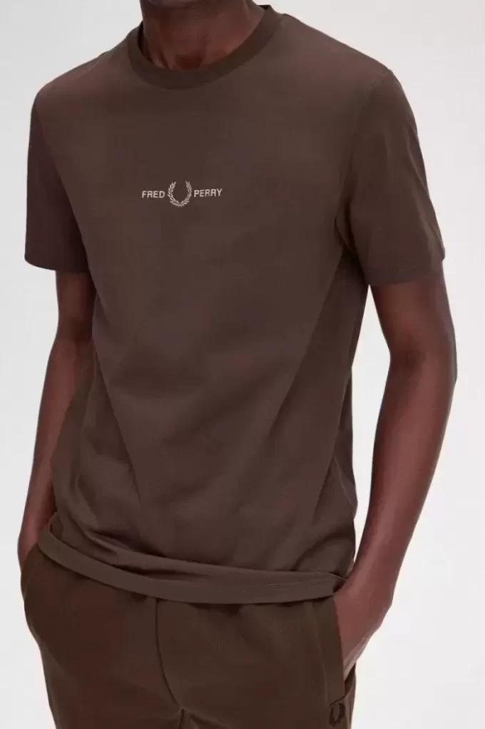 T-shirt brodé pour homme