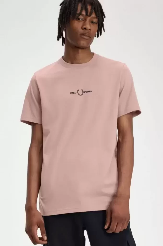 T-shirt brodé pour homme