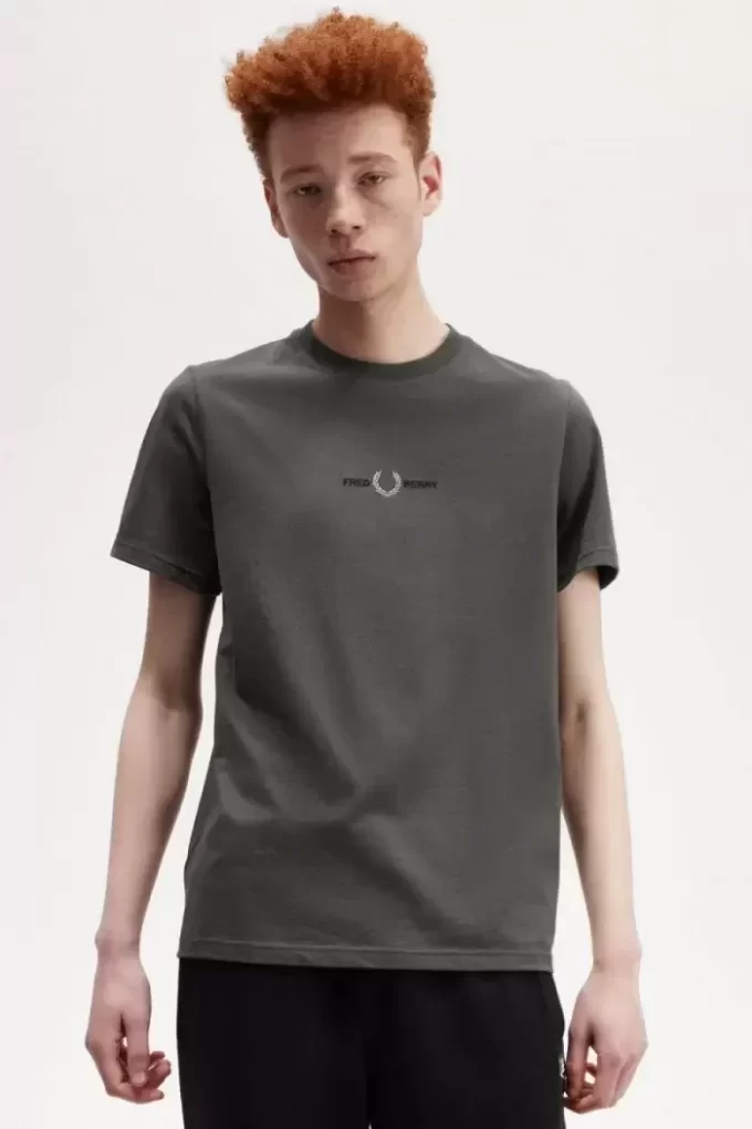 T-shirt brodé pour homme