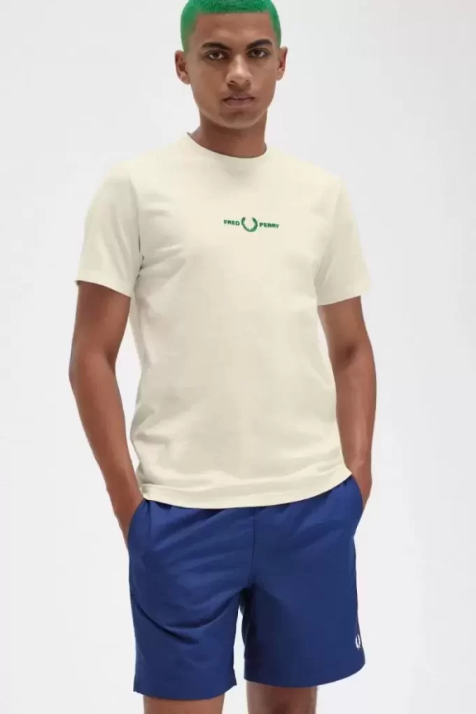 T-shirt brodé pour homme