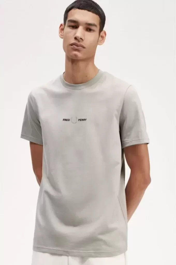T-shirt brodé pour homme