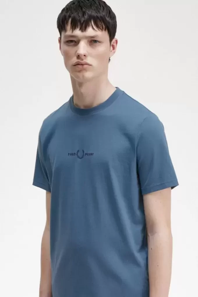 T-shirt brodé pour homme