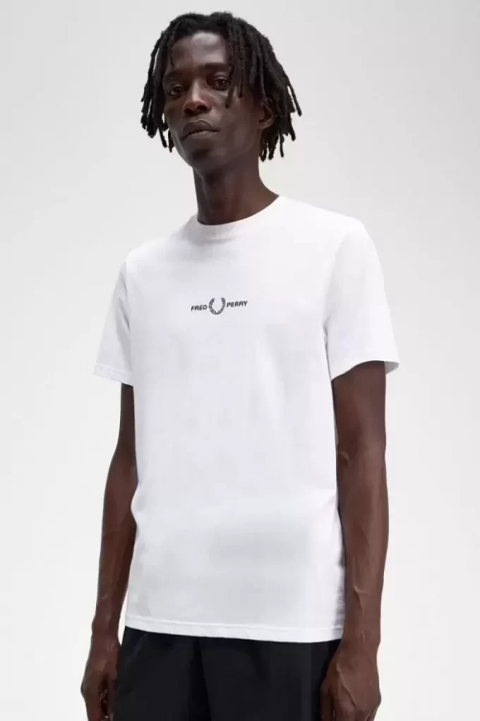 T-shirt brodé pour homme