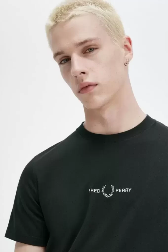 T-shirt brodé pour homme