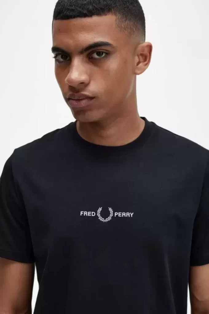 T-shirt brodé pour homme