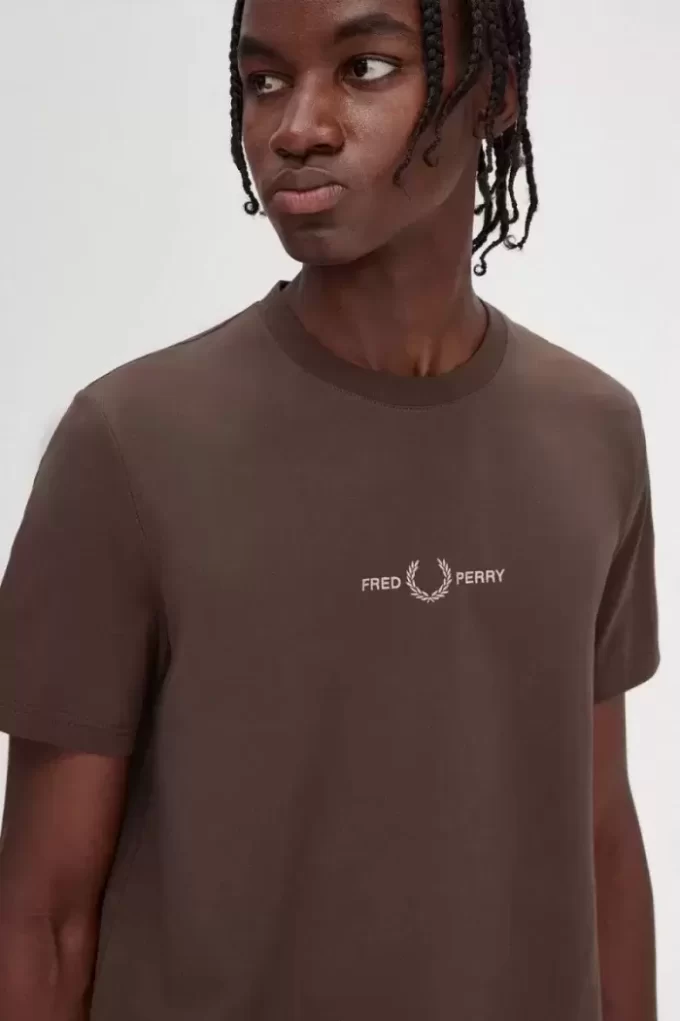 T-shirt brodé pour homme