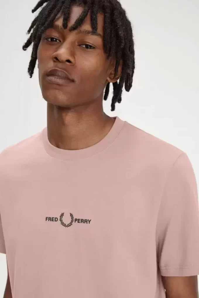 T-shirt brodé pour homme