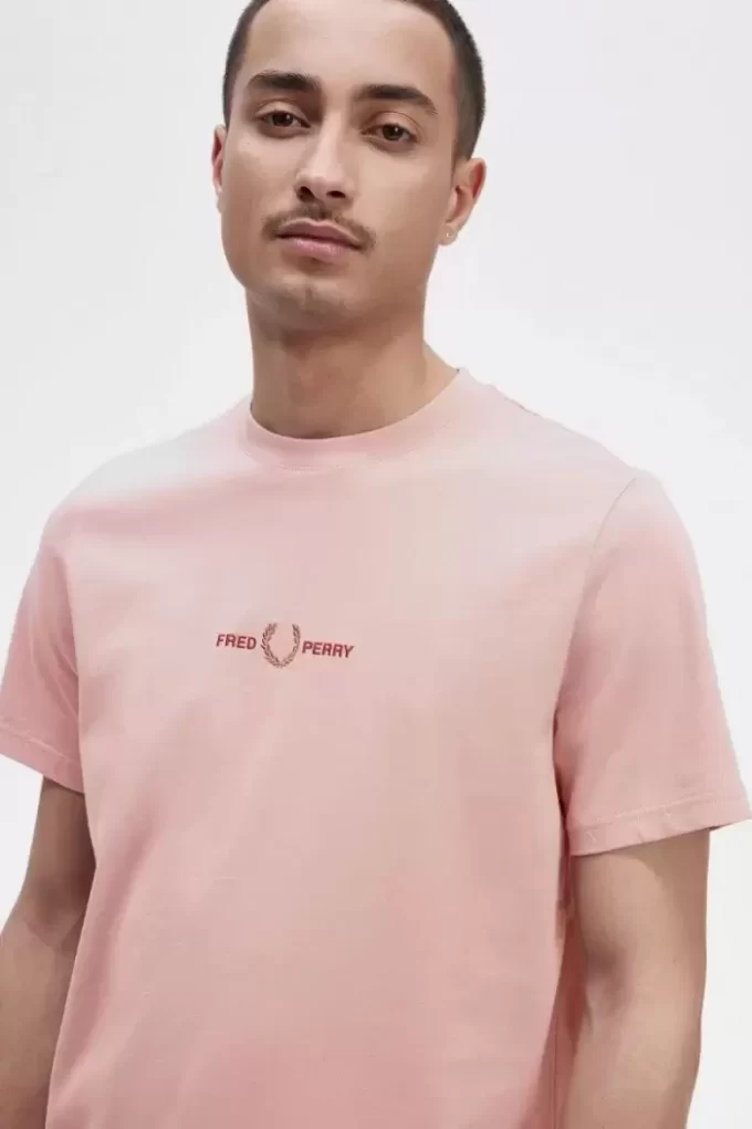 T-shirt brodé pour homme