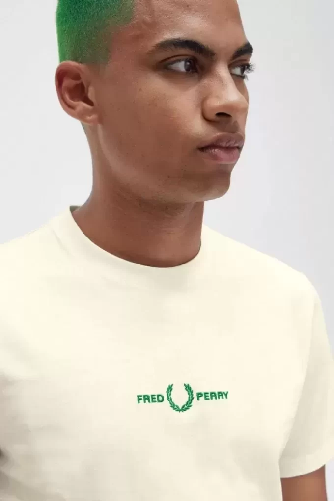 T-shirt brodé pour homme