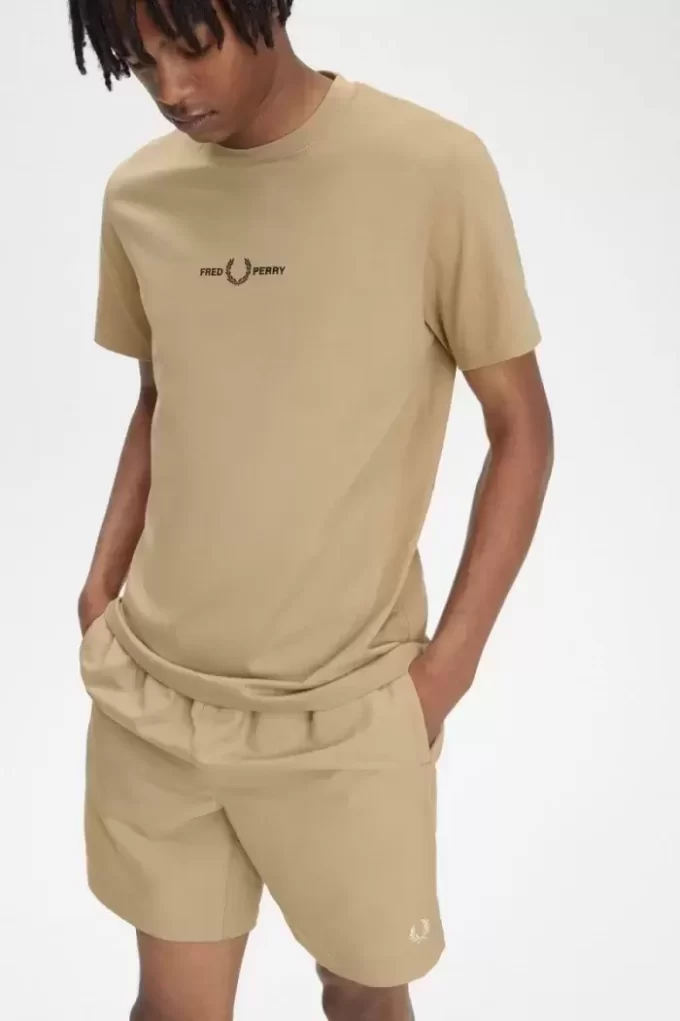 T-shirt brodé pour homme