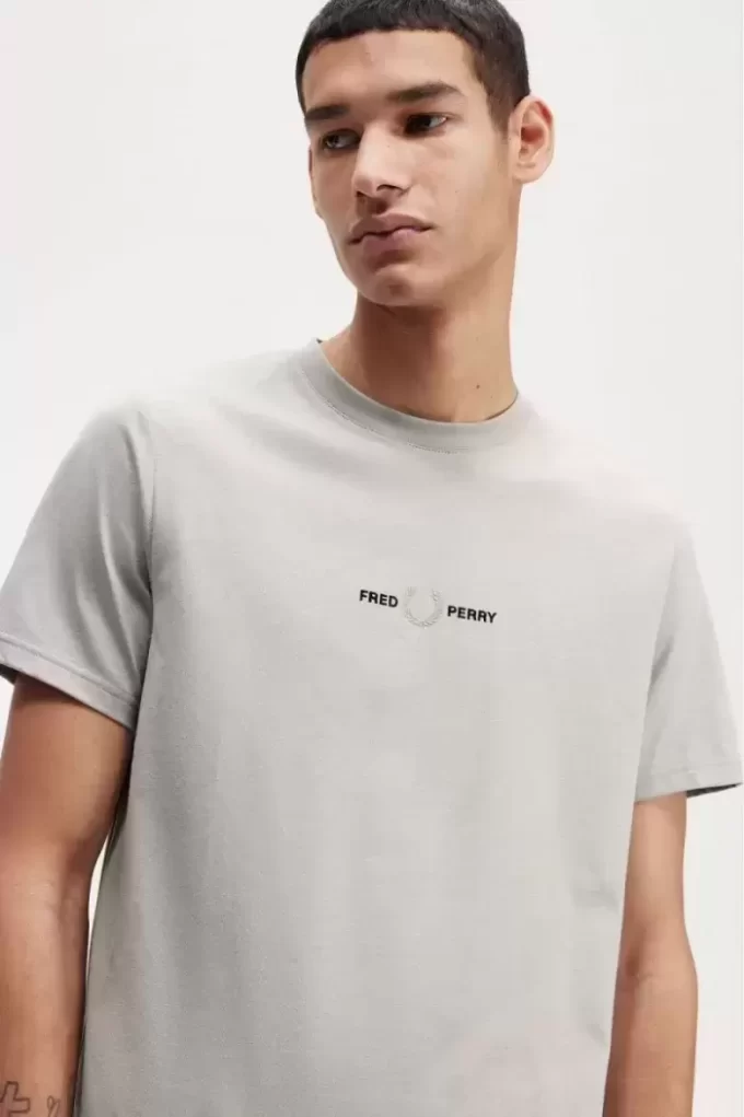T-shirt brodé pour homme