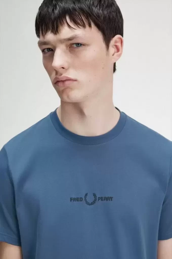 T-shirt brodé pour homme
