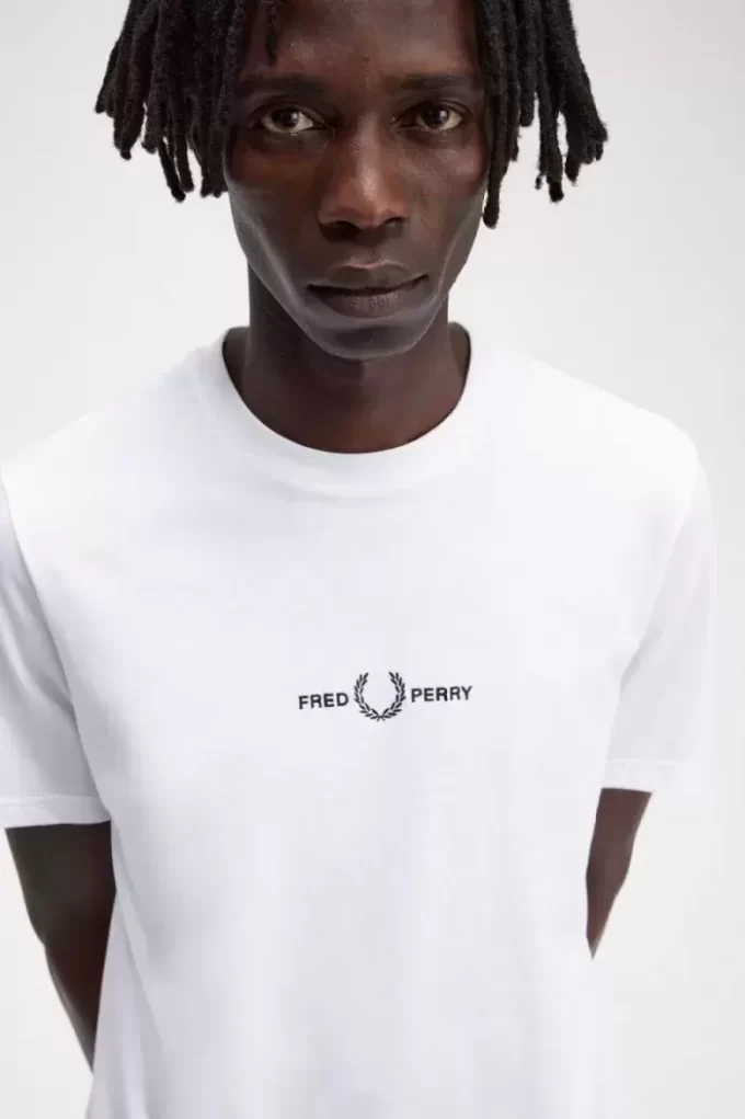 T-shirt brodé pour homme