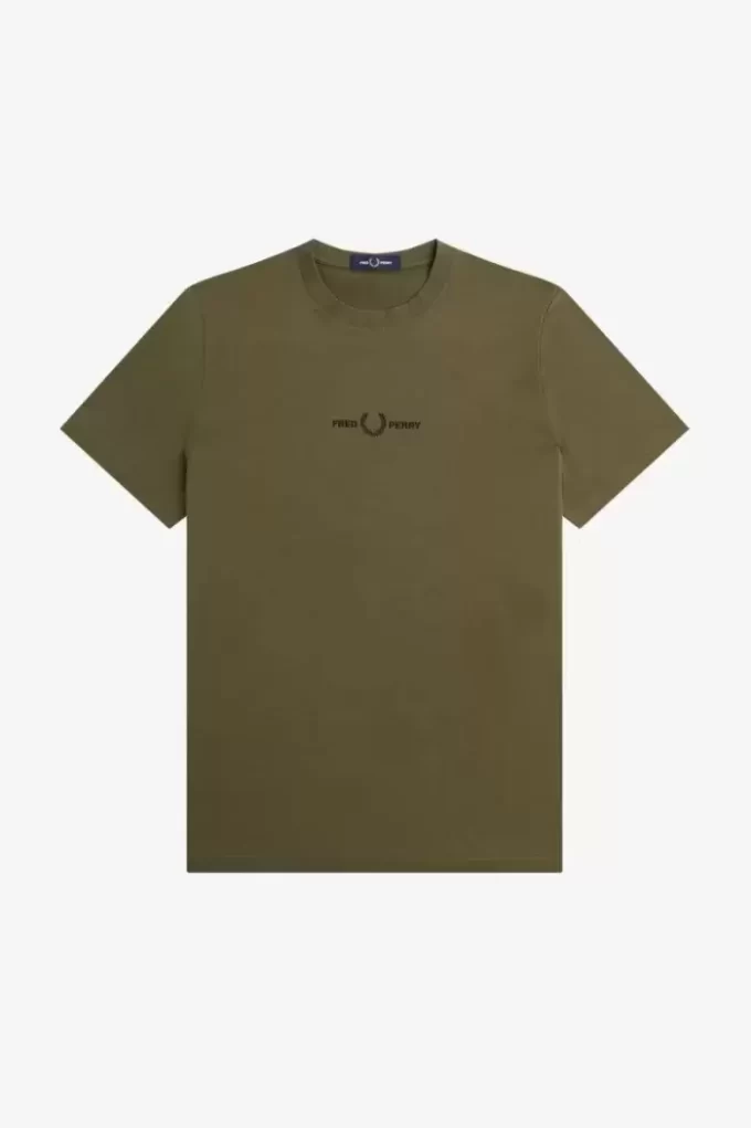 T-shirt brodé pour homme