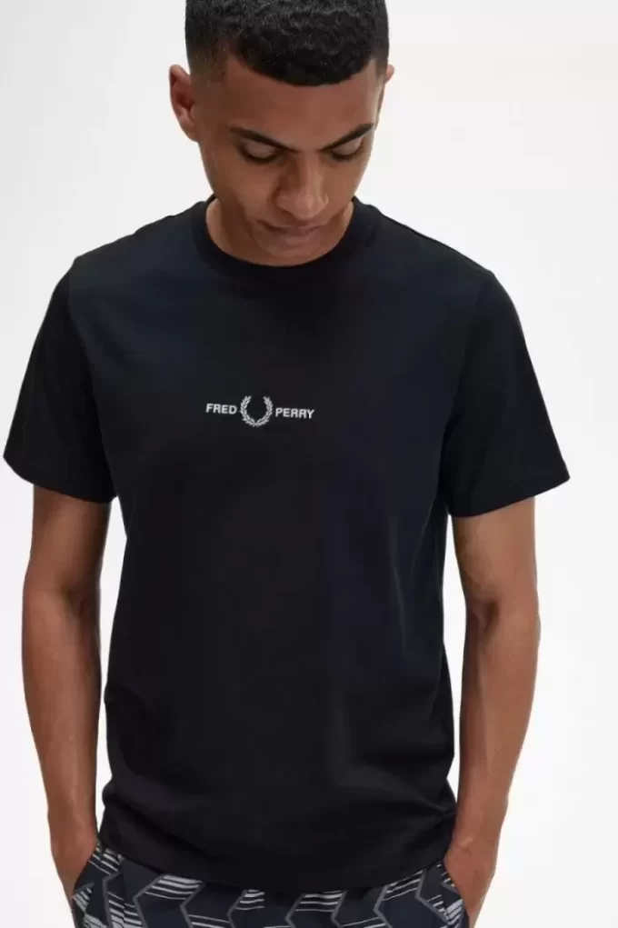 T-shirt brodé pour homme