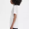T-shirt col montant pour femme avec couronne de laurier