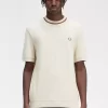 T-shirt col rond piqué pour homme