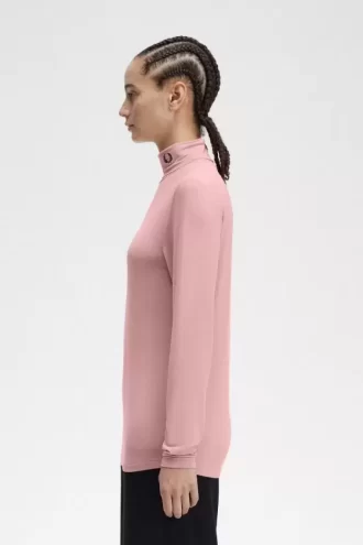 T-shirt col roulé pour femme