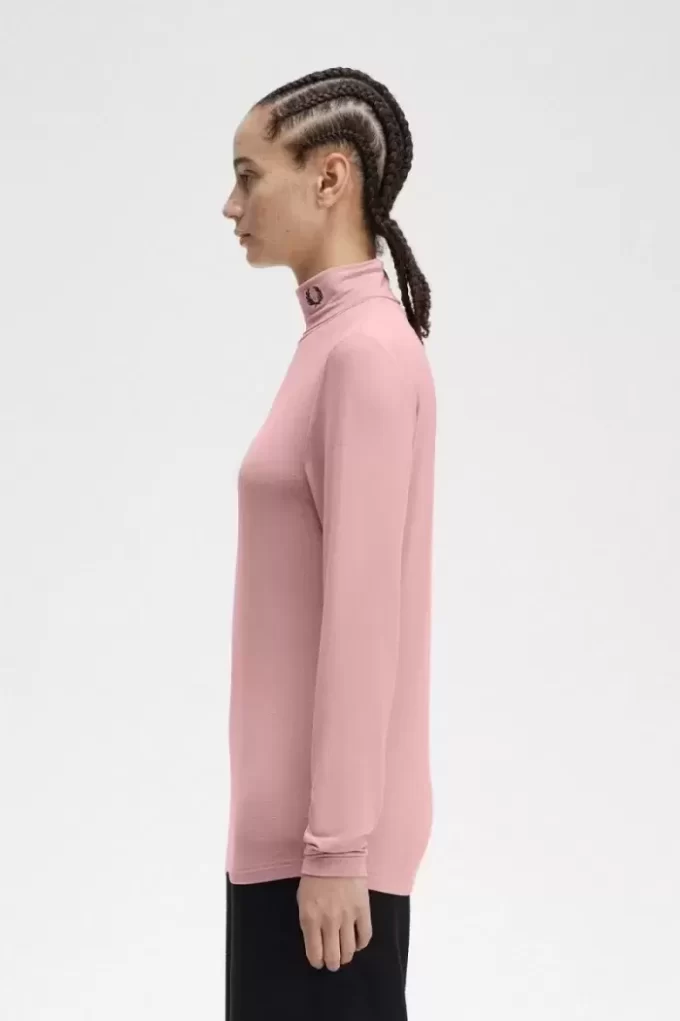 T-shirt col roulé pour femme