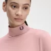 T-shirt col roulé pour femme