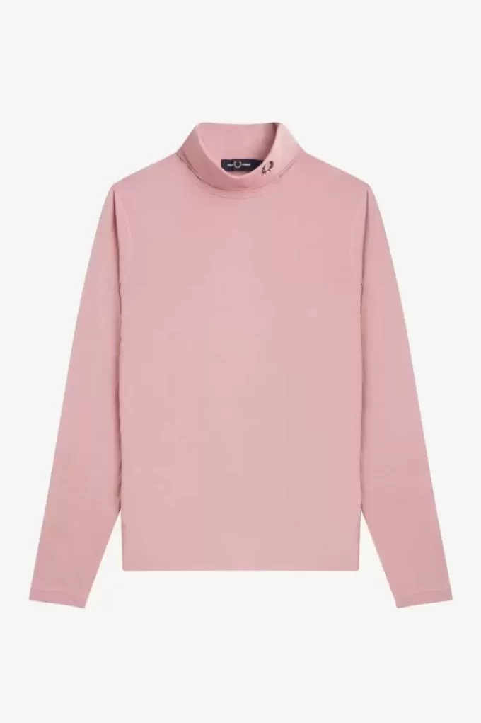T-shirt col roulé pour femme