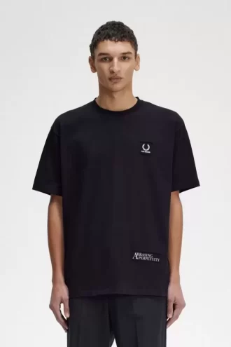 T-shirt décontracté pour homme avec patch imprimé