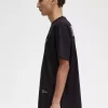 T-shirt décontracté pour homme avec patch imprimé