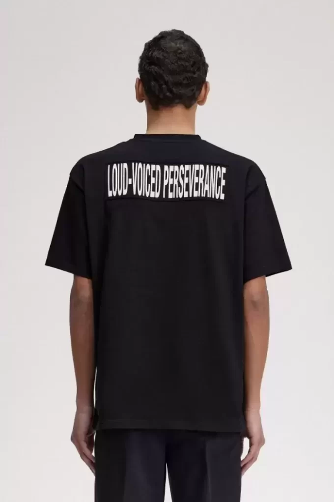 T-shirt décontracté pour homme avec patch imprimé