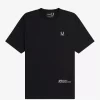 T-shirt décontracté pour homme avec patch imprimé