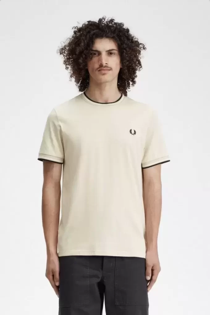 T-shirt à double pointe pour homme