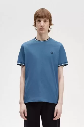 T-shirt à double pointe pour homme
