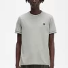 T-shirt à double pointe pour homme