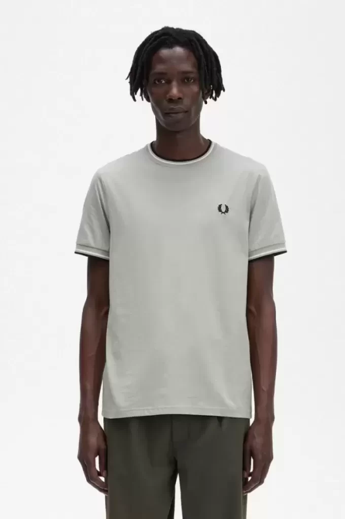T-shirt à double pointe pour homme