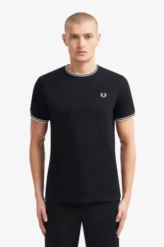 T-shirt à double pointe pour homme