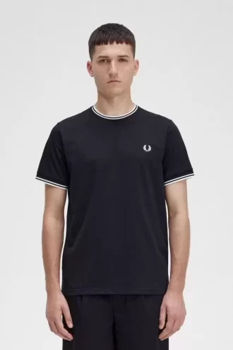 T-shirt à double pointe pour homme