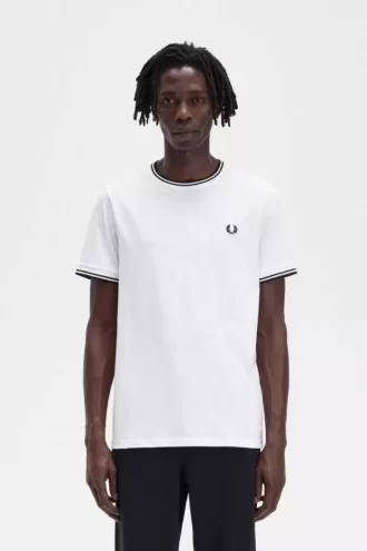 T-shirt à double pointe pour homme