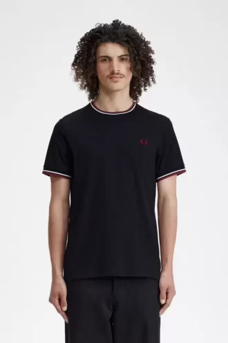 T-shirt à double pointe pour homme