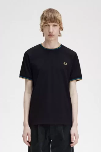 T-shirt à double pointe pour homme