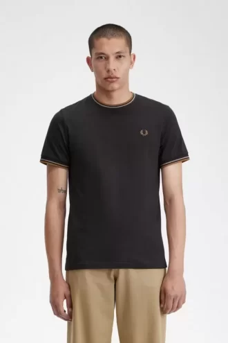 T-shirt à double pointe pour homme